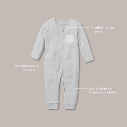 Dino Zip-Up Sleepsuit