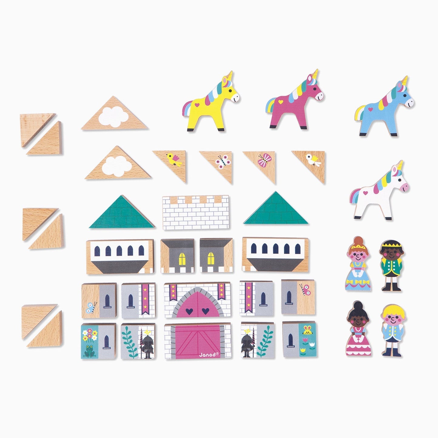 Janod Enchanted Kingdom Building Blocks