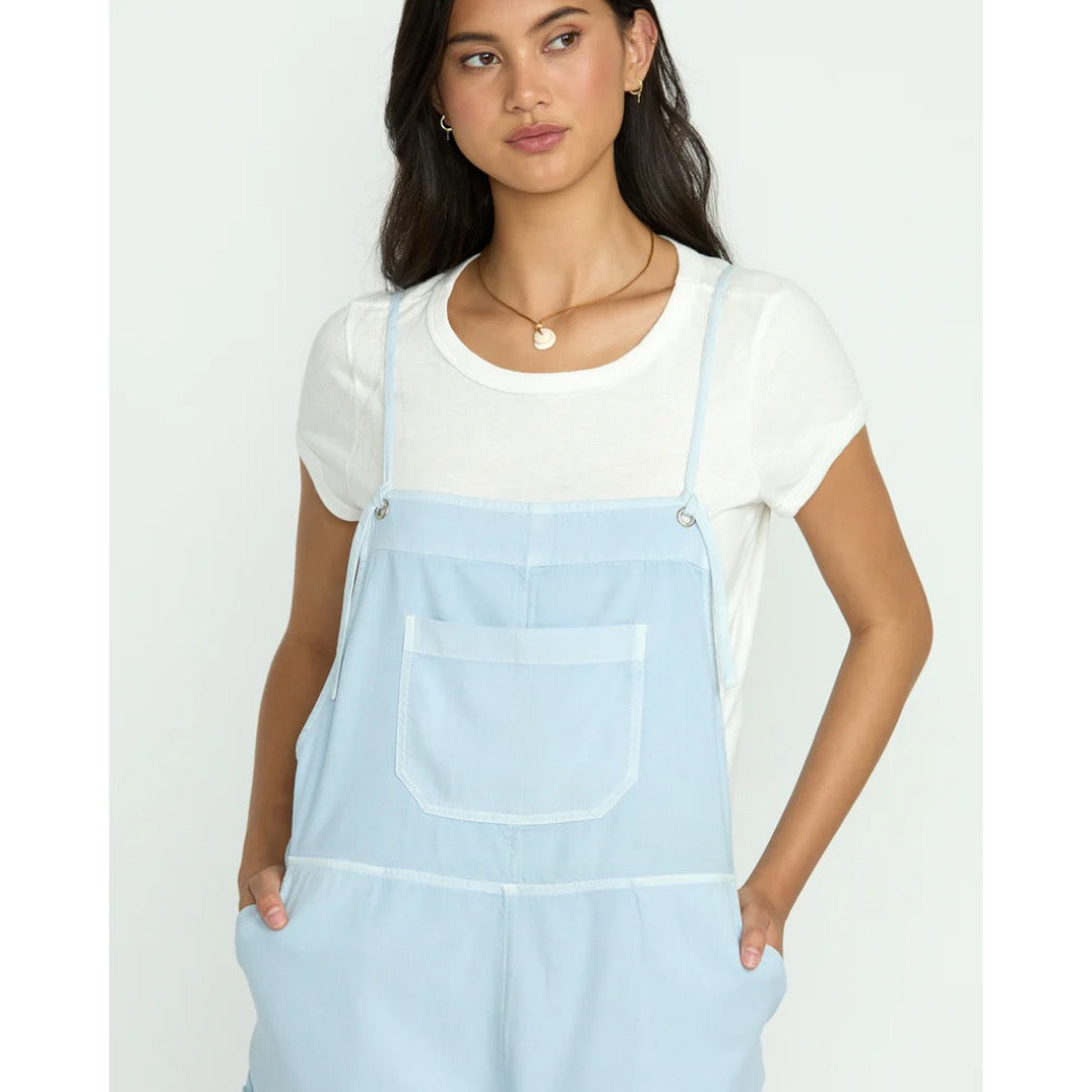 BILLABONG - WILD PURSUIT SHORT OVERALL | Washed Chambray