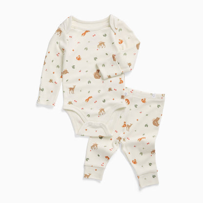 Forest Friends Long Sleeve Bodysuit & Leggings Outfit