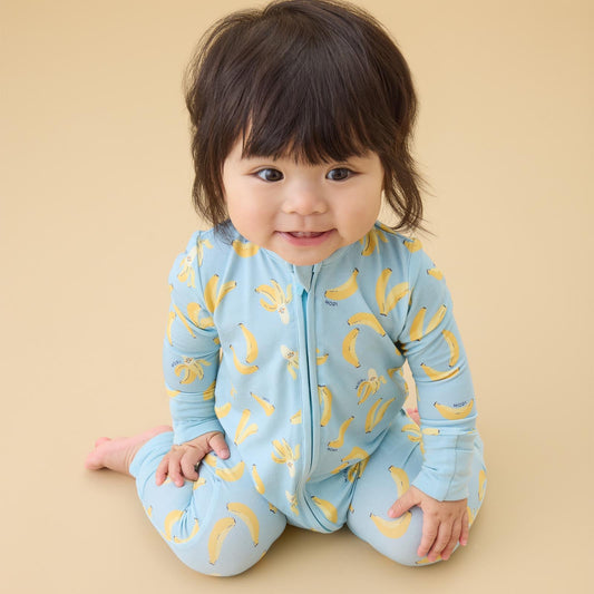 Banana Bunch Clever Zip Sleepsuit