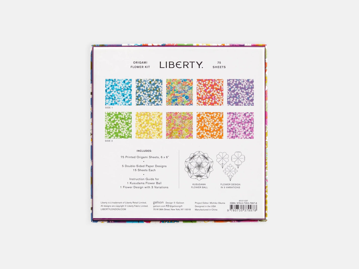 Liberty Classic Floral Origami Flower Kit