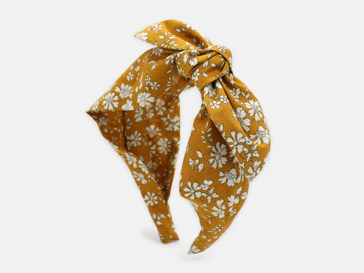 Side Bow Headband - Liberty Capel G Print
