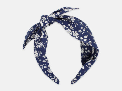 Side Bow Headband - Liberty Capel U Print