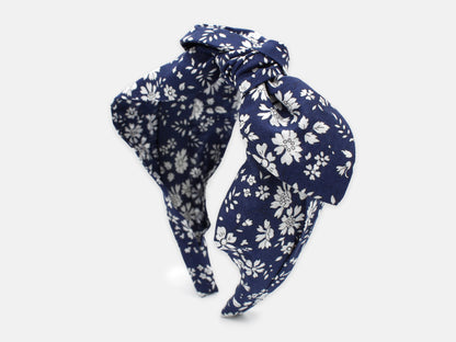 Side Bow Headband - Liberty Capel U Print