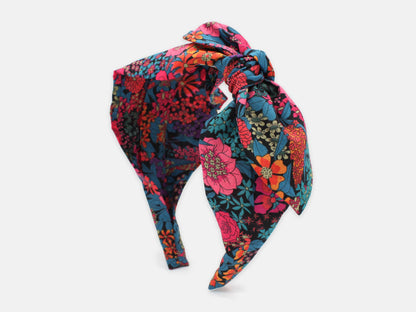 Side Bow Headband - Liberty Ciara C Print
