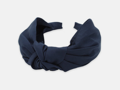 Classic Knot Headband - Liberty Navy C Print