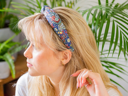 Padded Knot Headband - Liberty Capel G Print