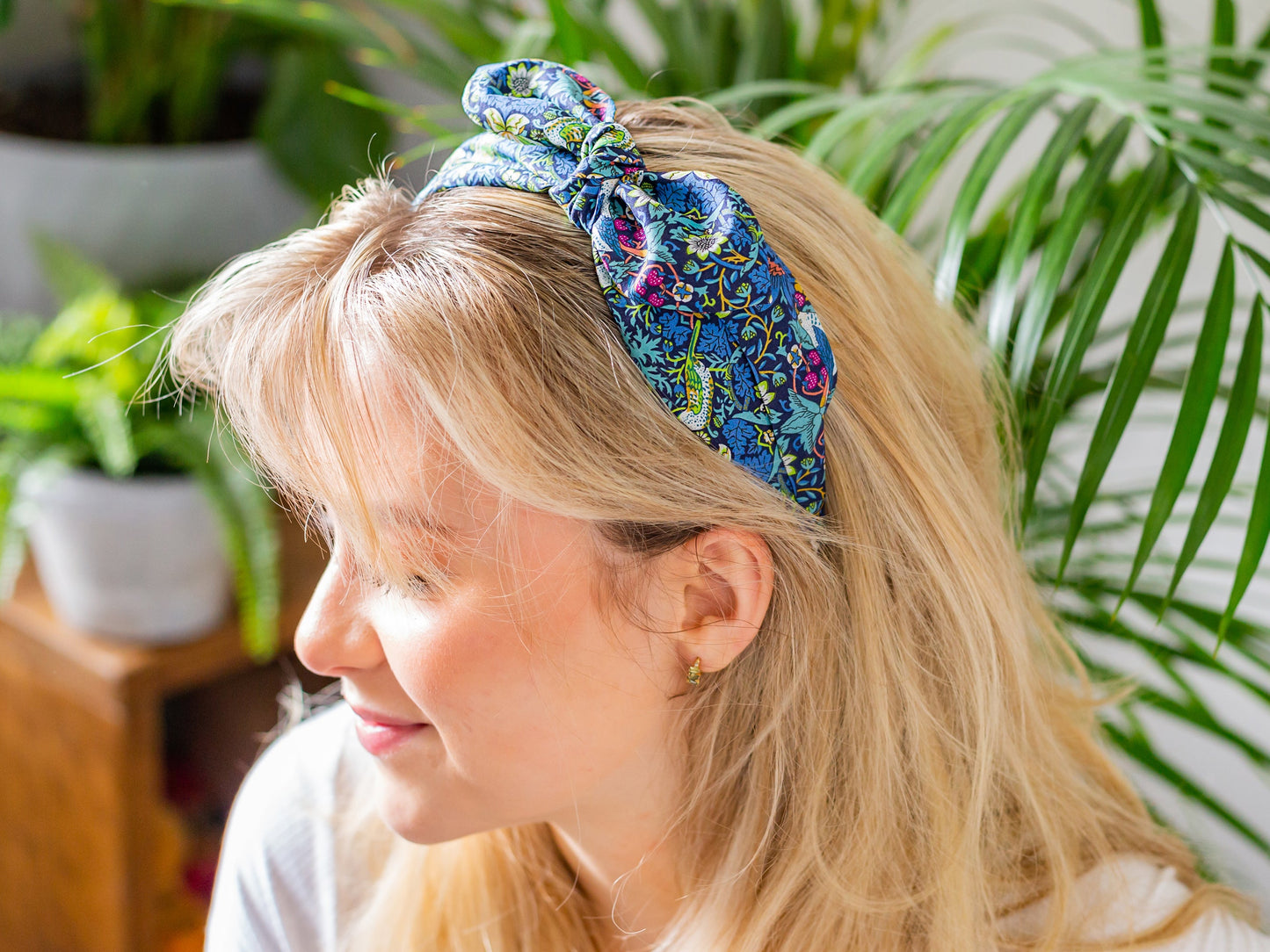 Side Bow Headband - Liberty Prospect Road A Print