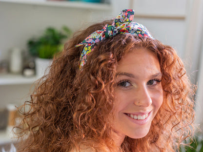 Side Bow Headband - Liberty Thorpe C Print