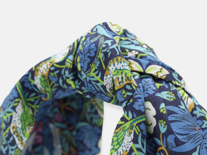 Classic Knot Headband - Liberty Strawberry Thief J Print