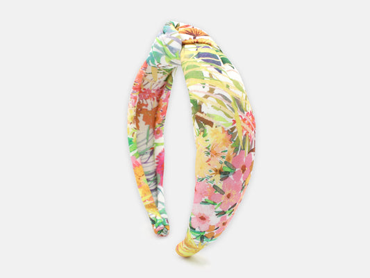 Padded Knot Headband - Liberty Tresco F Print
