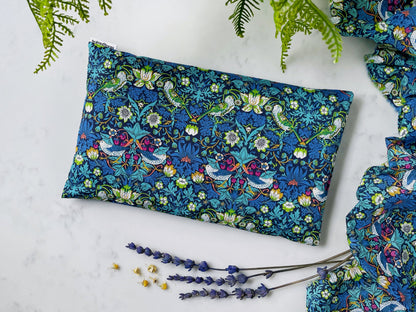 Eye Pillow with Lavender and Chamomile - Liberty Strawberry Thief J Print