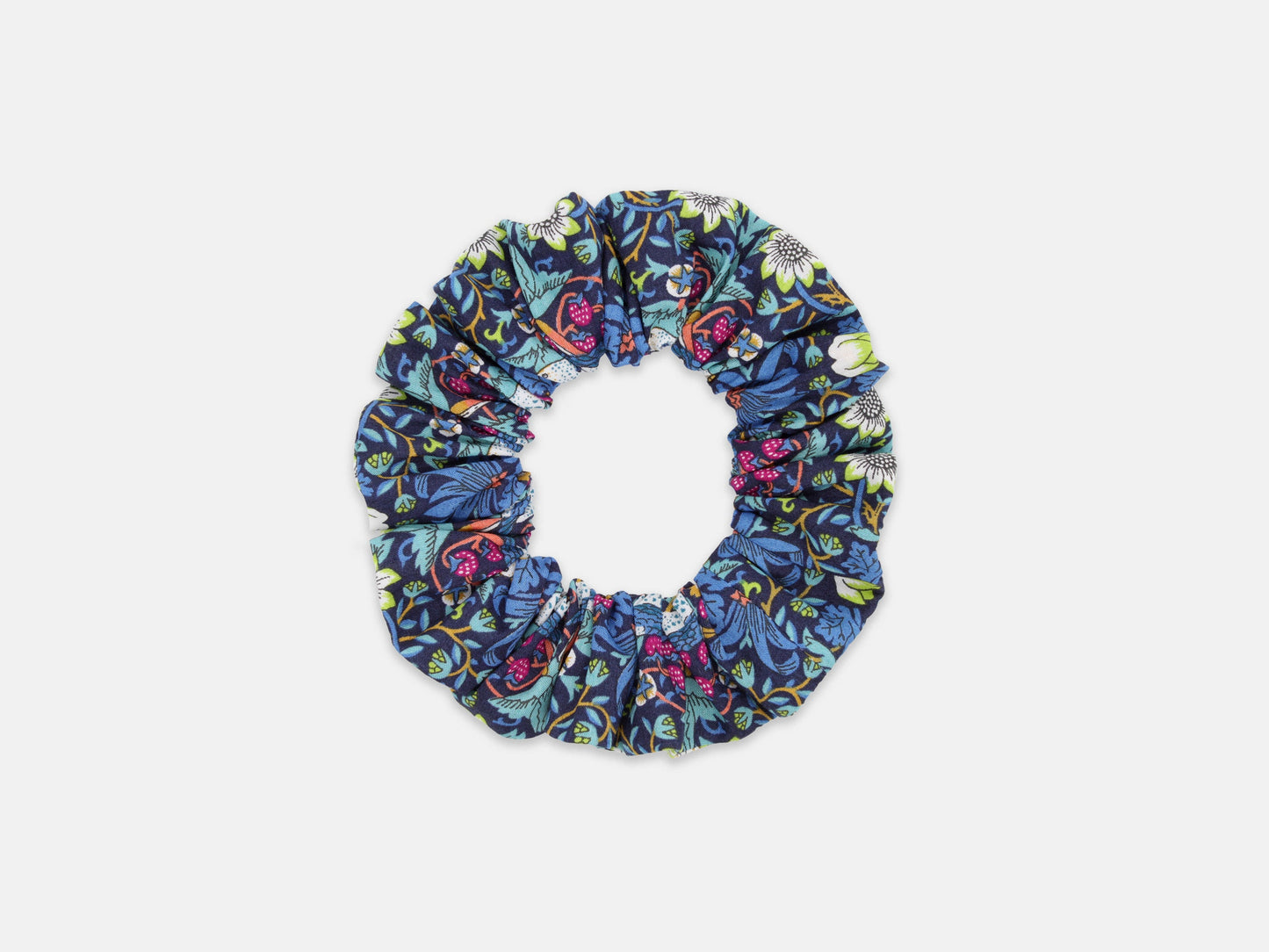 Scrunchie - Liberty Strawberry Thief J Print