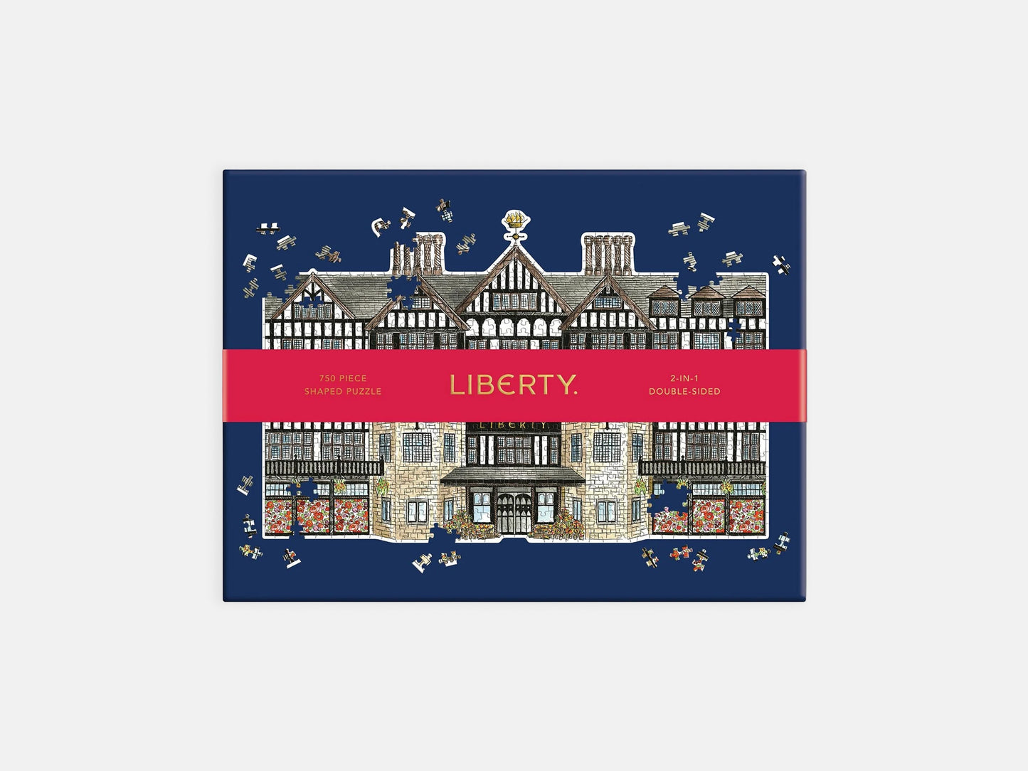 Liberty Tudor Building 750 Piece Shaped Puzzle