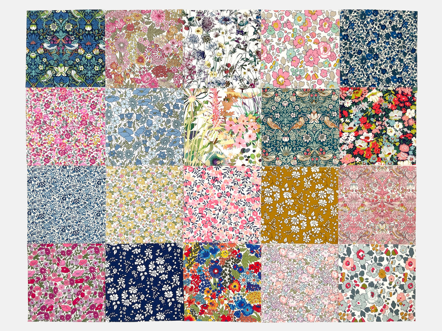 Liberty Fabrics Tana Lawn™ Cotton 5" Charm Squares, Pack of 20