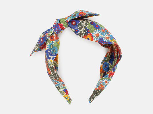 Side Bow Headband - Liberty Margaret Annie A Print