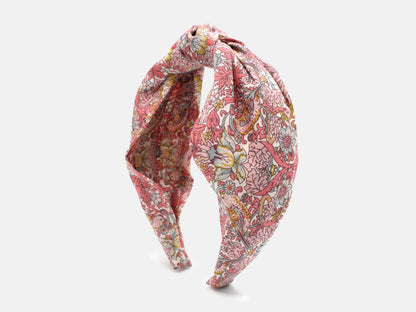 Classic Knot Headband - Liberty Strawberry Thief Spring C Print
