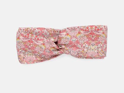 Twist Headband - Liberty Strawberry Thief Spring C Print