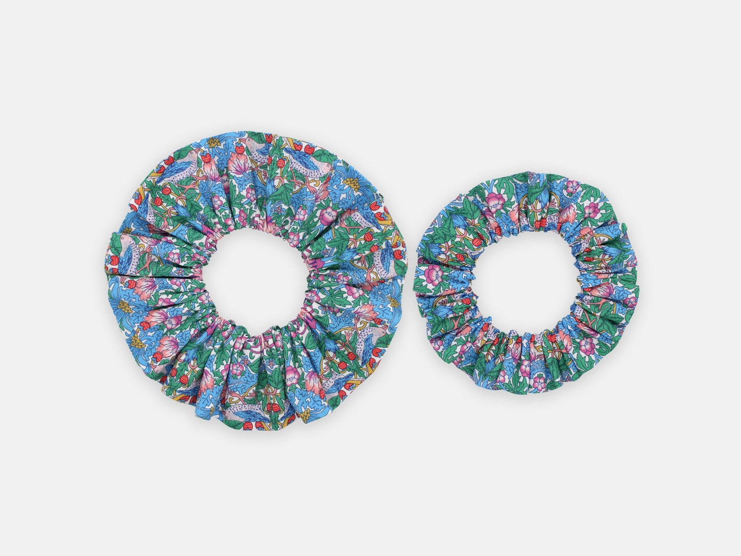 Scrunchie - Liberty Strawberry Thief Spring F Print