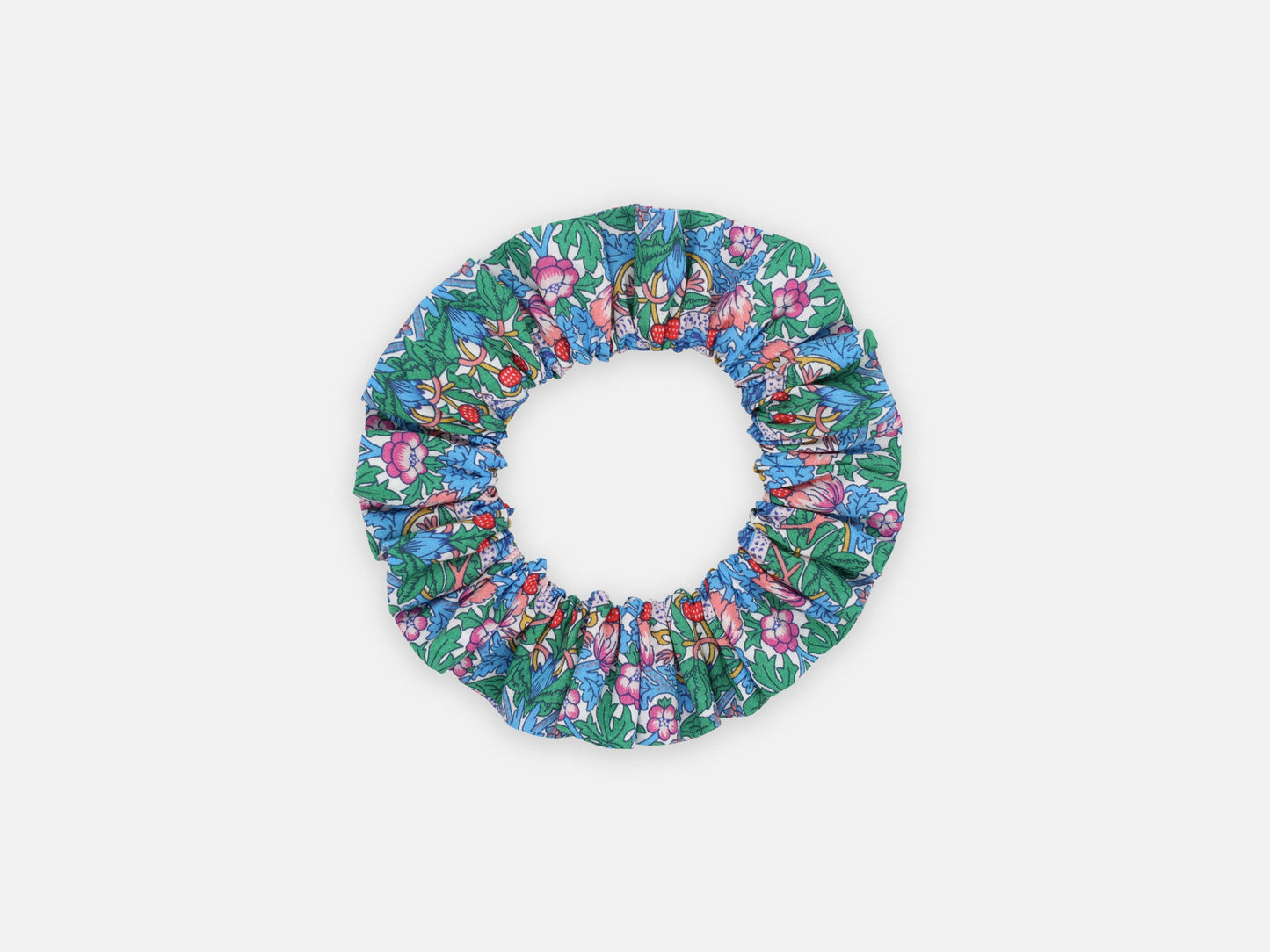 Scrunchie - Liberty Strawberry Thief Spring F Print