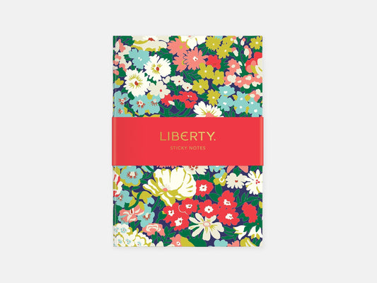 Liberty Floral Sticky Notes Hard Cover Book