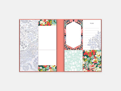 Liberty Floral Sticky Notes Hard Cover Book
