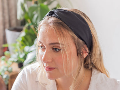 Twist Headband - Liberty Black F Print