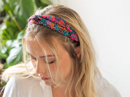 Twist Headband - Liberty Ciara C Print
