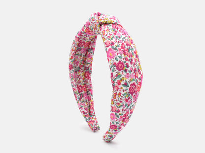 Padded Knot Headband - Liberty Emma and Georgina N Print