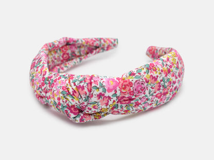 Padded Knot Headband - Liberty Emma and Georgina N Print