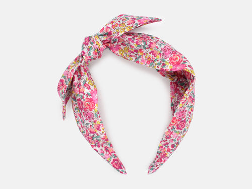 Side Bow Headband - Liberty Emma and Georgina N Print