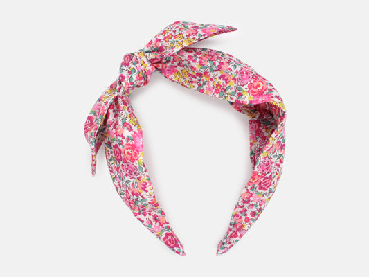 Side Bow Headband - Liberty Emma and Georgina N Print