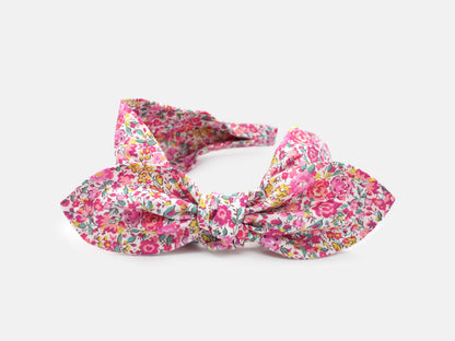 Side Bow Headband - Liberty Emma and Georgina N Print