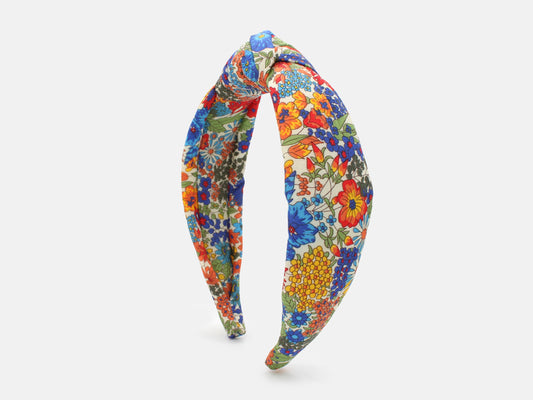 Padded Knot Headband - Liberty Margaret Annie A Print