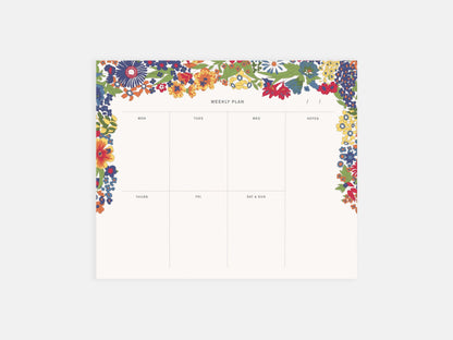 Liberty Margaret Annie Weekly Notepad