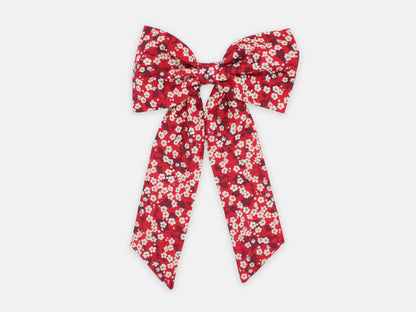 Large Bow Hair Clip - Liberty Mitsi Valeria D Print