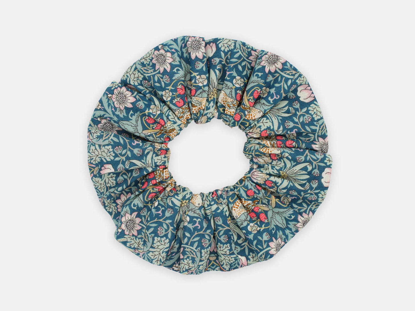 Scrunchie - Liberty Strawberry Thief P Print