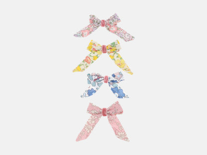 Meri Meri x Liberty Floral Pattern Bow Hair Clips (4)