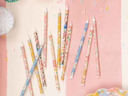 Meri Meri x Liberty Mixed Print Party Candles (16)