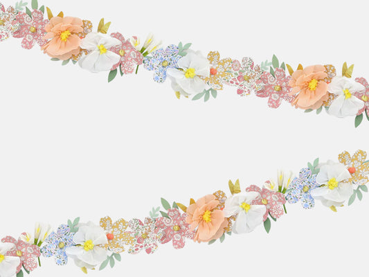 Meri Meri x Liberty Paper Flower Garland