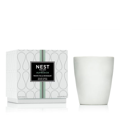 White Tea & Rosemary Alfresco Deluxe Candle