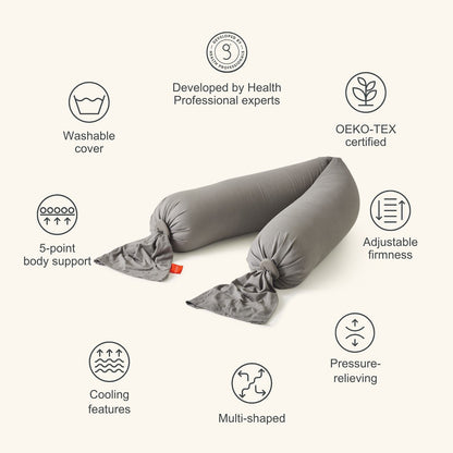 bbhugme Pregnancy Pillow - Stone