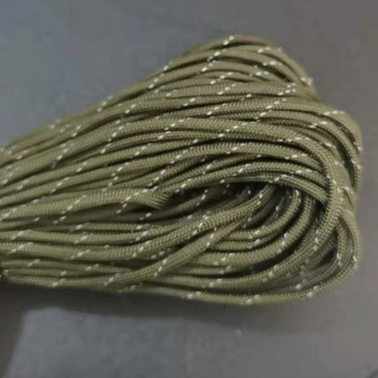 7-core 4mm umbrella rope polypropylene fiber multi-function mountaineering paratrooper traction rope life-saving equipment fixed safety umbrella rope