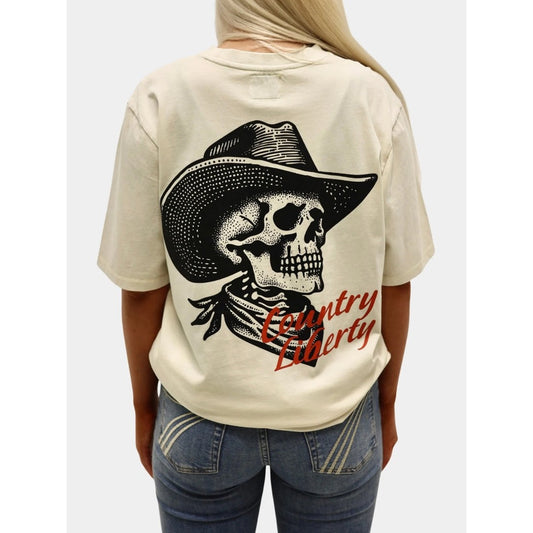 COUNTRY LIBERTY - OUTLAW TEE | Natural