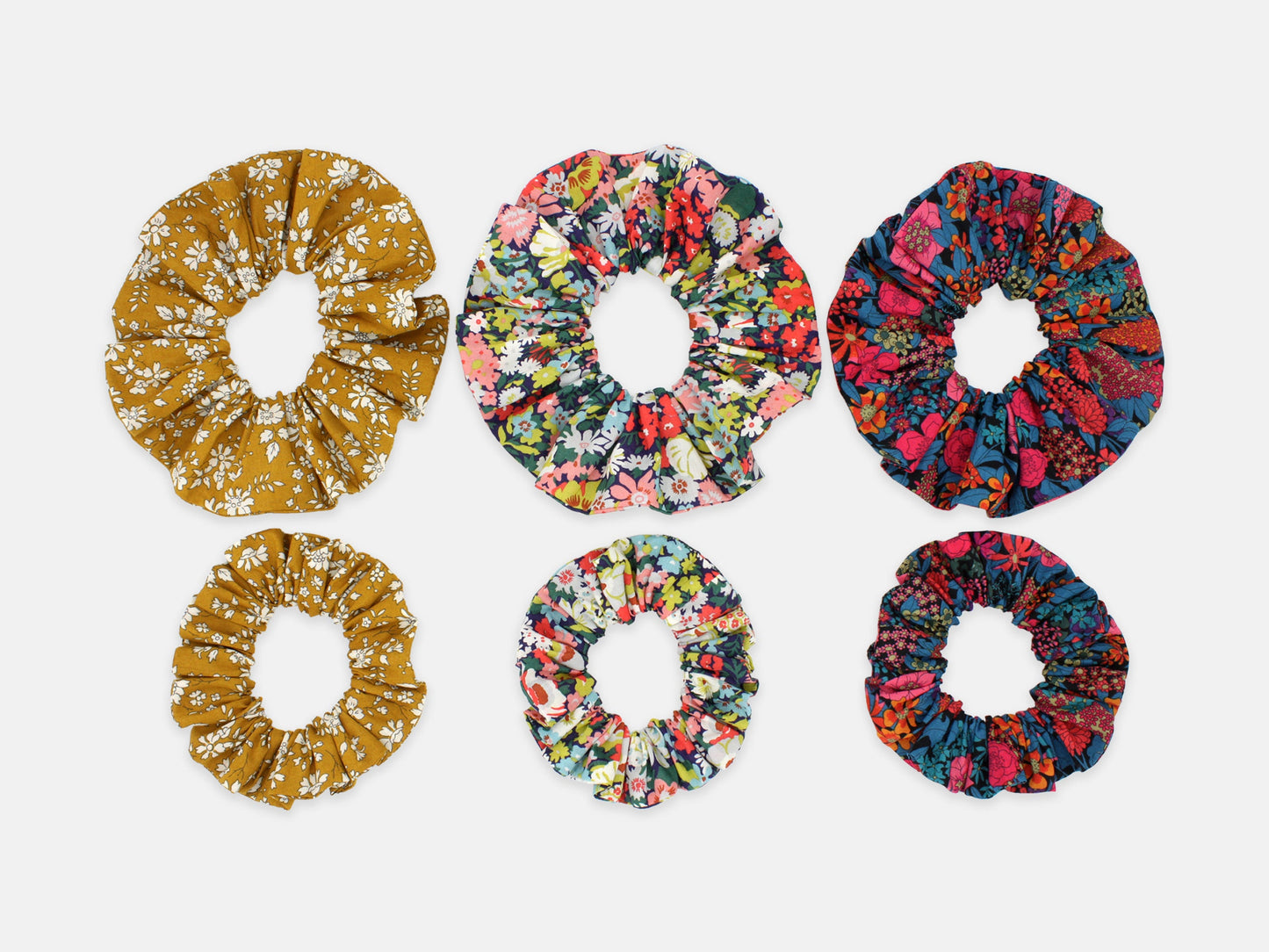 Scrunchie Gift Box, Liberty Print Pop Classics Collection, Set of Three