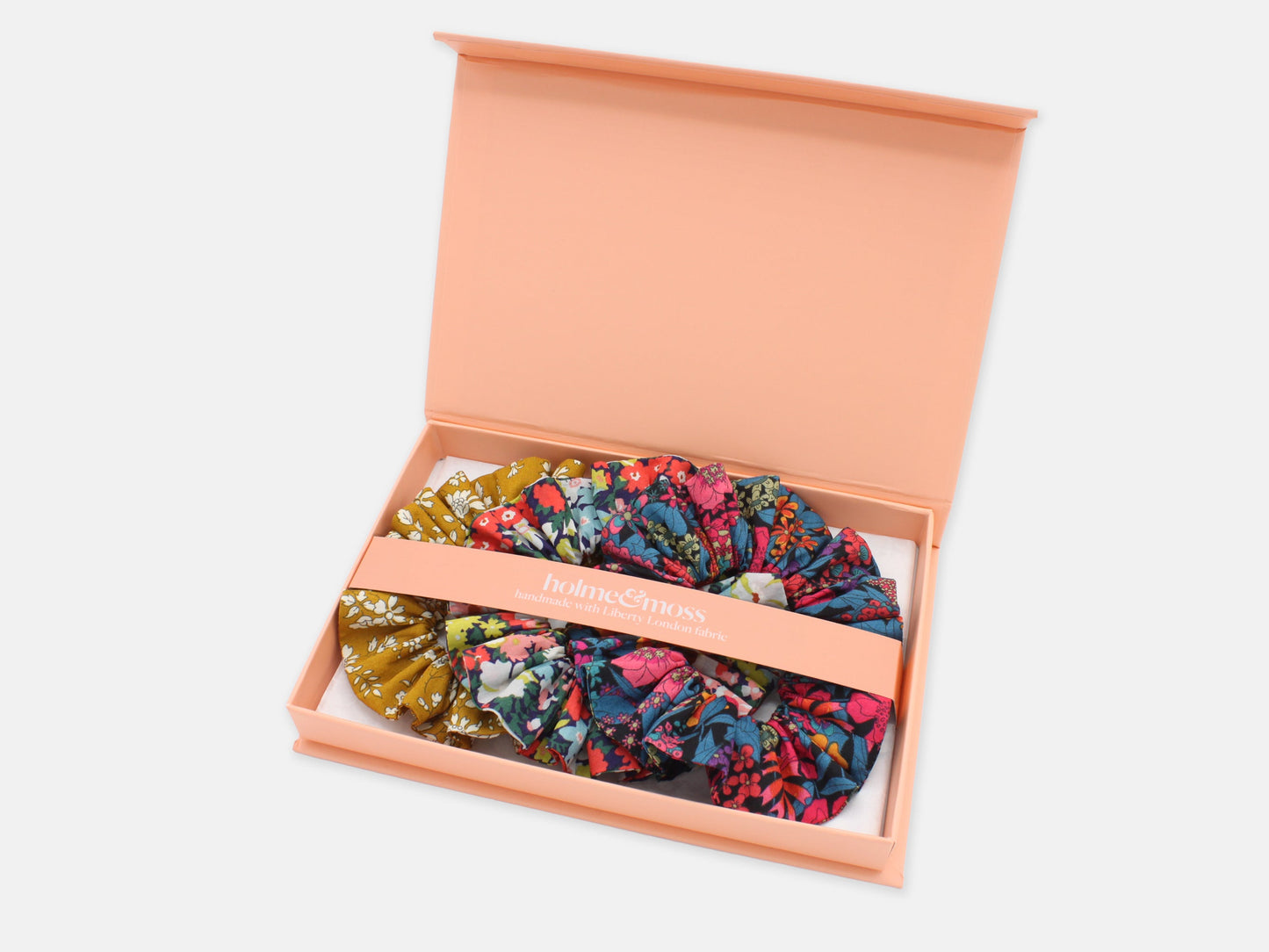 Scrunchie Gift Box, Liberty Print Pop Classics Collection, Set of Three