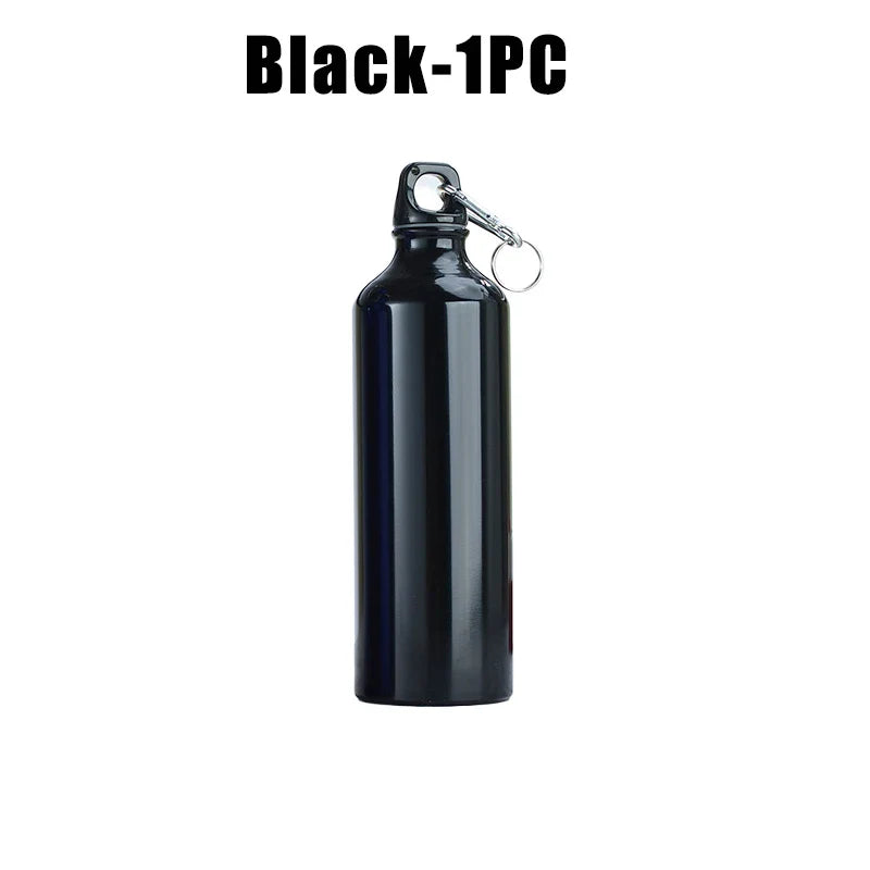 500ml 750ml Gradient Aluminum Water Bottle Large Capacity Gym Outdoor Sports Flask Leakproof Portable Gift Drinkware