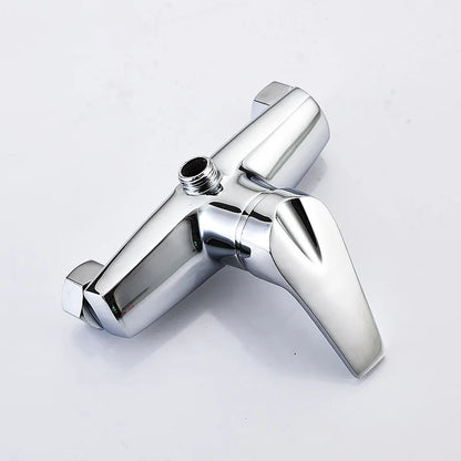 Brass Shower Faucet Mixer Valve Set with Shower Head and Hidden Switch for Bathroom Hot and Cold Water Tap  Bath