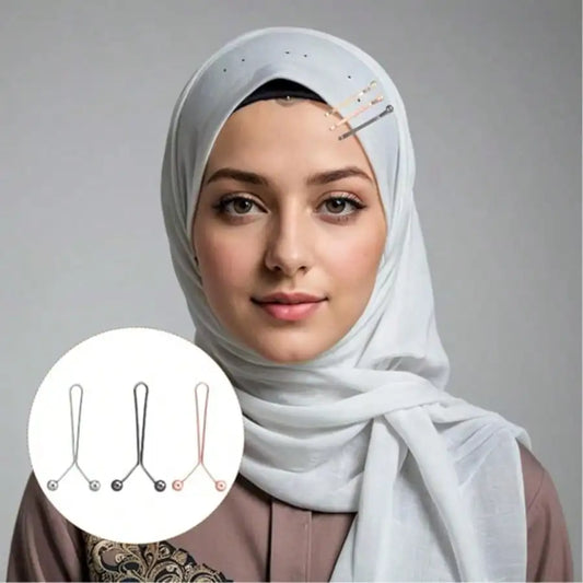 12pcs Women's Scarf Clips Hijab Pins Silk Scarf Pins U-Shaped Brooch Pins Jeans Skirts Detachable Buckle Adjustable Sleeve Clip